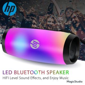 🔥100%Original Product+FREE Shipping+COD🔥HP 1202 TWS Shocking Heavy Bass Outdoor Portable Wireless Bluetooth Speaker Household Small Speaker High Volume Subwoofer