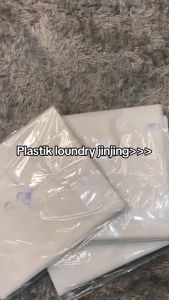 Plastik Laundry | Plastik Jinjing 3 jari | Uk: 35 40 45 50