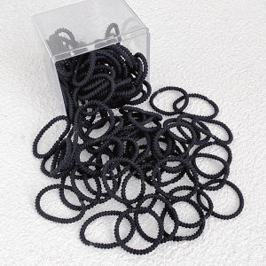 High Elasticity Black Thumb Hair Ties for Kids Baby Hair Bands Non-Damaging Hair Accessories Korean Style Girls Hair Bands