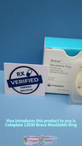 COLOPLAST CP 12030 BRAVA MOLDABLE RINGS 2MM 康乐保造口袋可塑贴环CP12030造口防漏贴环10个/盒 Ostomy care Stoma