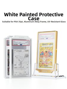 sanseking | White Border Anti-UV Card Protector Matt Metal Frame
