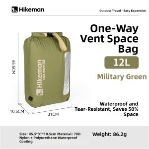 HIKEMAN | Waterproof Compression Storage Bag Hiking Travel