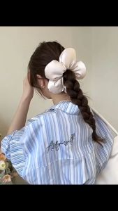 Ikat Rambut Jumbo Bunga Bantal Warna Salem 16.5cm Oversized 3D Floral Hair Scrunchie SBXJ001