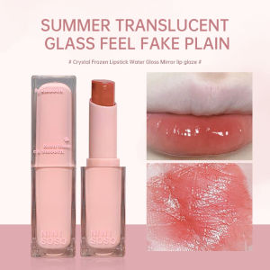 NINISOSO Crystal Jelly Lipstick Watery Glow & Lipstik Mirror Solid