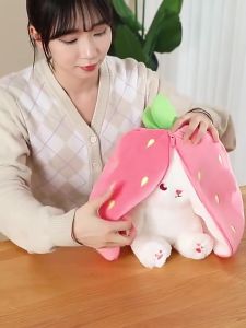 เล่นตูกตา 2 ประมาณ 1 กระตุ้น การแปลงร่าง เสริมสร้างสรรค์ ของเล่นตูกตา สามารถใช้เป็นหมอนหรือในกระต่าง ของตกแต่ง