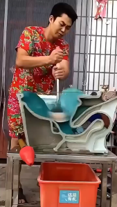 【24h shiping】150000pa High Pressure Toilet Plunger Pipe Floor Drain Clog Remover 360°Rotation Home Toilet