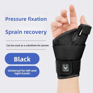 Men Women Sports Wrist Protector Joint Fixed Tendon Sheath Injury Finger Guard Adjustable Strap Pressurized Thumb Support