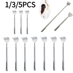 1/2/3 PCS Extendable Back Scratcher Portable Telescopic Metal Back Scratchers Back Hand Massager for Birthday Christmas Gifts
