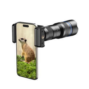 apexel | APEXEL New Upgraded Optional HD 20x-40x Zoom Telescope Telephoto Lens Camera Phone Lens for Samsung iPhone Xiaomi All Smartphone