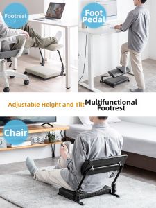 Sanwa Supply | Adjustable Foldable Footrest