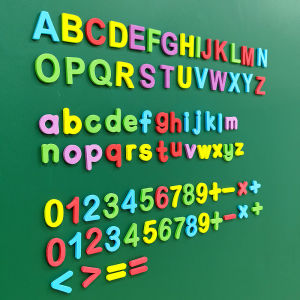 Early Education Magnetic Letters English Alphabet Teaching Aids Fridge Magnets Intelligence Development Toys for Children