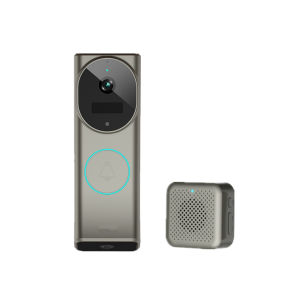 2025 dual camera WIFI smart doorbell 2K high-definition night vision PIR detection intercom security wide-angle doorbell