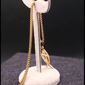 Ichthys Jesus Fish Cross Christ God Pendant Necklace for Women Men Stainless Steel Gold Color Christian Chain Jewelry N1482S02