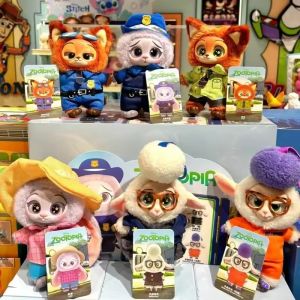 Disney Zootopia Vinyl Blind Box Cute Cartoon Character Vinyl Plush Surprise Pendant Toy  Mystery Box Trendy Toys Christmas Gift