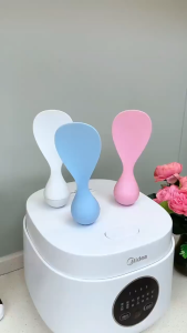 Tumbler Anti-stick Rice Spoon Rice Spoon Can Stand Cartoon Gravity Tumbler Rice Spoon Kitchen Tools