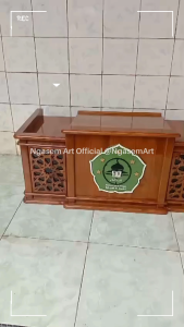 MEJA MIMBAR MAJLIS PENGAJIAN LESEHAN KAYU JATI