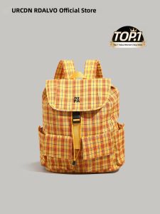 URCDN RDALVO | Casual Drawstring Check Backpack Mini
