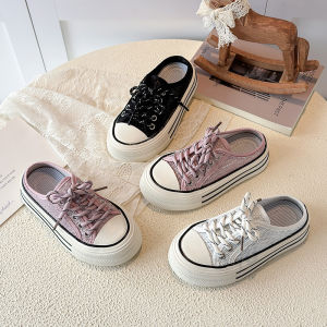 Breathable Thick Sole Girls Slip-Ons