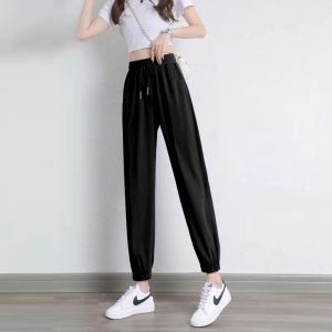 Lieoyuarn | Cool Summer Sport Casual Pants Nine Tenth Loose Style
