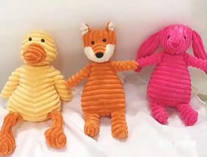 AP AIMAYAPET Animals Dog Chew Squeak Toys Giraffe Fleece Rope Interative Toy Plush Puppy Deer for Pet Dogs Cats Chew Squeaking Toy