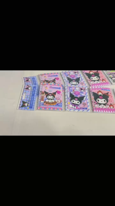 Kuromi Mini Notebook Set – 4 PCS with 40 Cute Decorative Pages Each ...