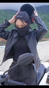 Khăn ninja Swat 3in1 thun lạnh màu đen cao cấp thấm hút mồ hôi tốt - khăn trùm đầu đội nón bảo hiểm đi phượtđi du lịch tiện lợi