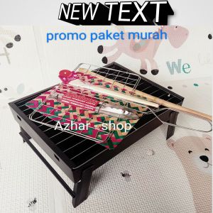 PROMO paket pemanggang serbaguna / Alat Panggang portable / panggangan sate arang