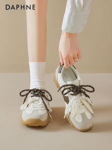Daphne Retro Training Shoes Womens 2025 Spring New Style Super Cute Thick Bottom Casual Versatile Sports Shoes