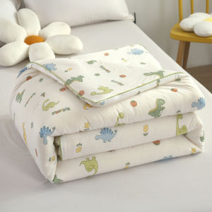 Washable Soybean Fiber Blanket Air Conditioning Quilt Spring Autumn Summer Single Double Childrens Dormitory Summer Blanket