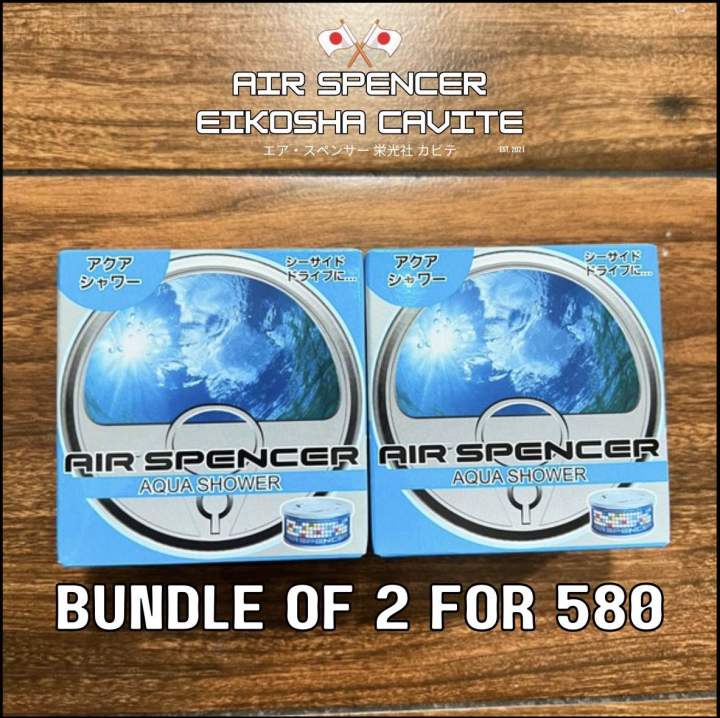 2pcs AIR SPENCER EIKOSHA AIR FRESHENER (AQUA SHOWER -A31) | Lazada PH