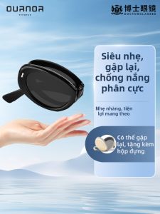 OURNOR | Kính Mát Gọng Mèo Chống Tia UV Chất Liệu Nhẹ Có Thể Gập