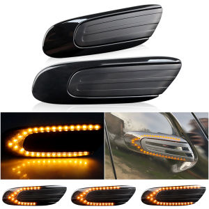 For BMW Mini Cooper F55 F56 F57 2014-2017 LED Dynamic Side Marker Turn Signal Indicator Repeater Light Sequential Blinker Lamp
