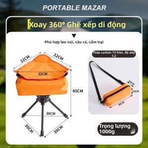 YOULE | Ghế Dã Ngoại Di Động Có Thể Quay