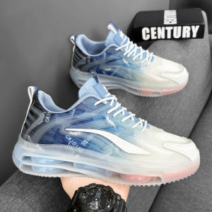 Trendy Mens Sport Shoes Breathable Slip-On Thick Bottom Anti-Slip Fashionable Dad Shoes Rotating Button Autumn Collection