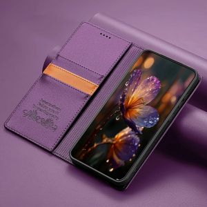 szhaiyu | Business Style Leather RFID Wallet Phone Case For Redmi Note 15 14 13 Pro Plus 4G 5G Flip Kickstand Anti-drop Protection Cover