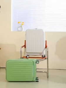 Love bird Koper 2 in 1 Koper kabin Laptop USB koper 2024 inch Bottle holder tahan banting roda Berputar 360 Koper Mini 14 Inch