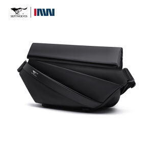 SEPTWOLVES Fashion Cross Body Shoulder Bag Original For Men Stylish Fanny Pack Korean 11“ Ipad Large Capacity Waterproof Crossbody Bag Sling For Outdoor Casual