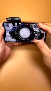 Trigger G12 Original L1 R1 Controller Fire Button For Gaming Support iOs And Android\nG21 Pubg Trigger Automatic Trigger Controller Gaming For Mobile Phone Tombol Game-tembak L1R1(Paduan Berlapis Listrik)