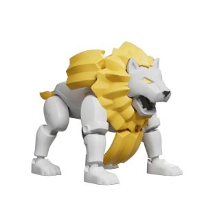 Blokees Defender Version Transformers Beastwars Maximals Leo Prime Lion Beast Mode Model Kit Chibi Type Action Figure