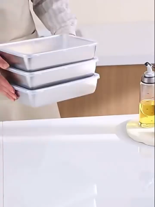Combo 5 Stainless Tray With Cover For Food Stainless Steel Tray With Lid Marvin Agustin Food Tray