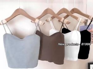 Bra Tanktop Wanita Bh Crop Top Ala Korea Pakaian Dalam Wanita Bra Fashion Tali Kecil Cup PST