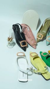 DUNKENSTOCK Kalea Sepatu Flat Shoes Slingback Wanita Model Terbaru Kekinian