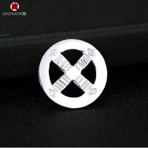 Takahashi Goro Goros Plain Wheel Cross Wheel Sterling Silver Necklace Buckle Goros Feather Tie Wheel DIY Tassel Hang Rope