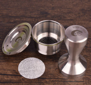 Stainless Steel Coffee Capsule Shells Reusable Compatible with Nestle Dolce Gusto Filling Coffee Capsules for Espresso Machines