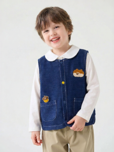 DUDUJIA | Children Autumn Denim Back Vest