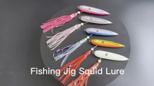 JIGGING PRO | Mồi Câu Jigging PRO Inchiku Slow Jigging Bằng Kim Loại Phát Sáng Câu Cá Biển Mặn Dành Cho Cá Ngừ Cá Cờ Kèm Chân Mực Trọng Lượng 40g-200g Câu Biển Câu Trên Thuyền Câu Bãi Biển