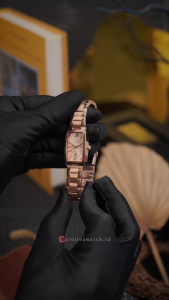 Jam Tangan Wanita Alexandre Christie Passsion AC 2455 LDFRGRG1 Rose Dial Rose Gold Stainless Steel Strap