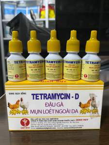 TERTAMYCIN-D 10ml - Đậu Gà Mụn Loét Ngoài Da
