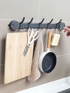 Móc treo đồ đa năng hút chân không Thanh móc treo quần áo chịu tải lớn