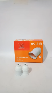 visicom fitting lampou gantung warna putih SNI